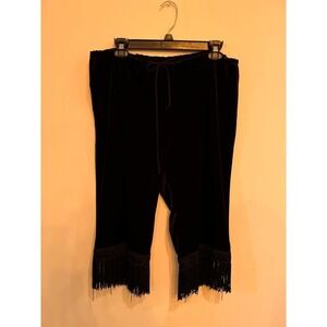 Fifilou Fringe velvet pants